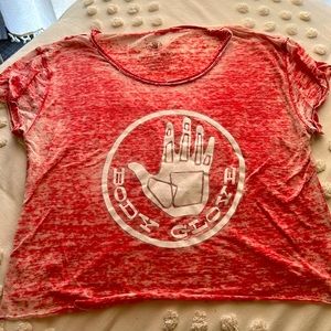 Vintage cropped Body Glove graphic Tee